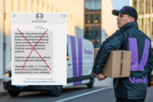 Dar viena kurjerių įmonė įspėja klientus: nespauskite šių nuorodų