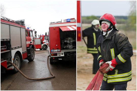 Lietaus vanduo Kaišiadoryse užpylė mokyklos rūsį, jo išsiurbti nepajėgė net ugniagesiai – kilo pavojus elektros skydinei