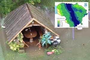 Lietuvoje užfiksuotas katastrofinis lietus: paskelbė, ką liūtys skandino labiausiai