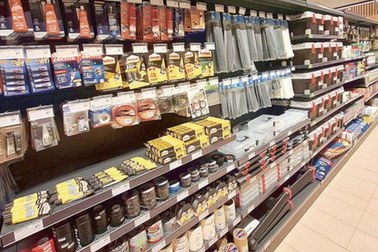 Buityje būtinos prekės pirkėjams – po ranka