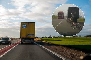 Nuo kraupios tragedijos skyrė vos akimirka – dviratininko elgesys kelyje šokiruoja