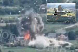 Ukrainiečiai surengė precizišką ataką naikintuvu: panaudojo galingą amerikietišką ginklą