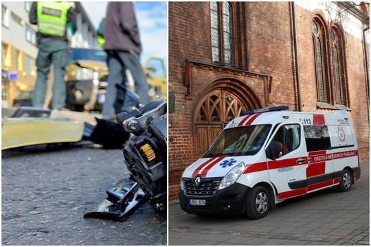 Staiga sutrikus vairuotojo sveikatai Kaune automobilis įskriejo į krūmus