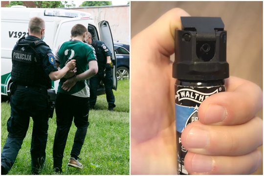Panevėžyje suimtas 33 metų vyras – važiuodamas paspirtuku dujomis nupurškė du žmones ir bandė apiplėšti vaiką