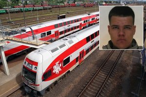 Rastas iš Kaliningrado traukinio iššokęs Rusijos pilietis