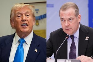 D. Trumpas sureagavo į D. Medvedevo „kvailus“ pareiškimus: dislokuoja branduolinius povandeninius laivus