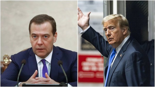 D. Trumpas paaiškino sprendimą dislokuoti branduolinius povandeninius laivus: turiu būti labai atsargus