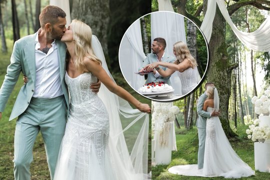 Buvusi „Lietuvos balso“ reporterė Santa Golubevė amžiną meilę prisiekė gamtoje: pasidalijo ypatingos šventės kadrais