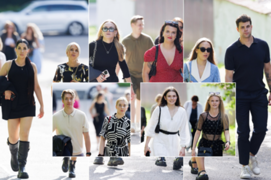 Vasarišką vakarą – šurmulys sostinėje: stilingi gerbėjai plūdo į Monikos Liu koncertą