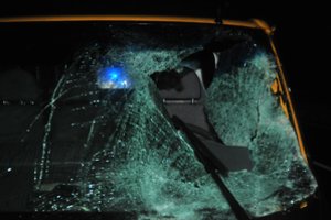 Marijampolės krašte aptvirtus mikroautobusui, girta pora kratosi kaltės: nė vienas neprisipažįsta vairavęs