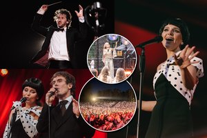 Kalnų parke – grandiozinis Monikos Liu koncertas: scenoje – ikoniška šukuosena ir žinomi veidai