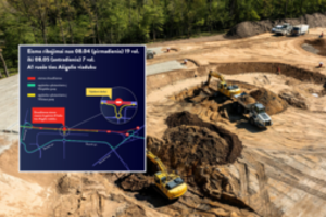 Priminimas vairuotojams: uždaroma atkarpa A1 magistralėje