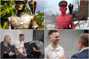 Kaune prasidėjo paminklo A. Ramanauskui-Vanagui niekintojų teismas: aktyviai veikė Rusijos GRU numegztas tinklas