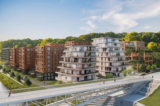 SBA Urban to develop the next phase of the Nemunaičiai residential project together with Gintautas Natkevičius' team