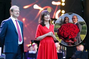 Nauja V. Uspaskicho ir jo buvusios žmonos J. Blažytės nuotrauka užminė mįslę: internautai ėmė sveikinti