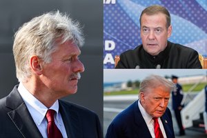 Po D. Trumpo ir D. Medvedevo apsižodžiavimo branduoline retorika – Kremliaus reakcija