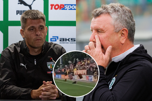 „Užjaučiu ir linkiu stiprybės“: Kauno klubo treneriui buvo nesmagu stebėti sirgalių akciją prieš V. Čeburiną