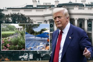 Šalia Baltųjų rūmų išrautas legendinis rožynas: toks D. Trumpo sprendimas – ant skandalo ribos