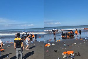 Turistų rojuje Balyje – šokiravęs vaizdas: apsivertė valtis, skelbia, kad joje – bent 7 lietuviai