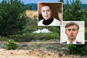 Dronui su sprogstamaisiais užtaisais įskridus į Lietuvą – ministerijų reakcija: kreipėsi į NATO