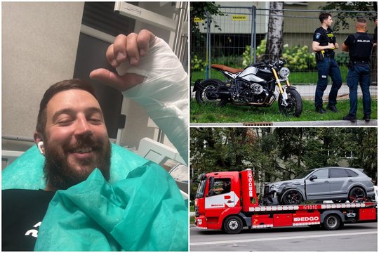 Paaiškėjo, kad per susidūrimą su „Bentley“ sužeistas aukštas Vilniaus savivaldybės vadovas