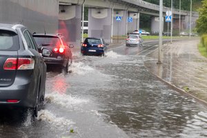 Dėl smarkaus lietaus Kaišiadorių, Akmenės ir Kėdainių savivaldybės skelbia ekstremaliąją situaciją