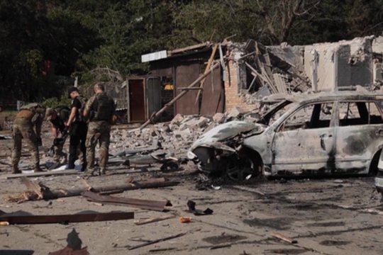 Zaporižioje – dar vienas kraupus Rusijos išpuolis: sužeista 10 žmonių, tarp jų 4 vaikai