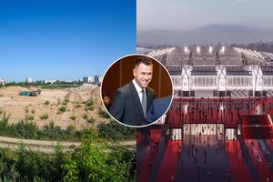 Ambicingi LFF prezidento tikslai – jau galvoja apie antrąjį stadioną Vilniuje