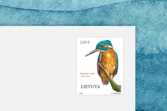 Naujai išleidžiamame pašto ženkle – rečiausias Lietuvos paukštis