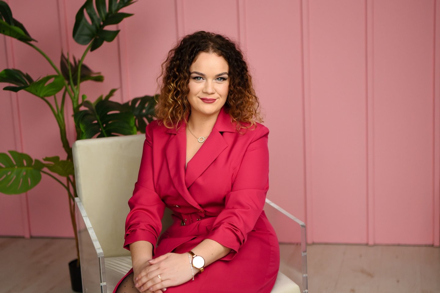 „Baltijos“ pagrindinės mokyklos specialiosios klasės mokytoja ir TŪM įtraukiojo ugdymo koordinatorė M.Bušmaitė-Umbrasienė.<br>Pranešimo žiniasklaidai nuotr.