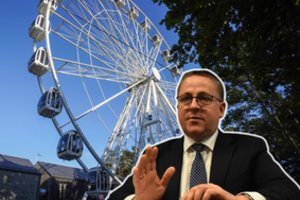 Paaiškėjus, kad teks griauti apžvalgos ratą Palangoje – mero kirtis
