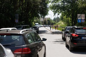Po skaudžių pamokų – eismo pokyčiai prie Žaliųjų ežerų paplūdimio