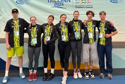 Kauno fechtuotojoms – bronza Tarptautinėse vaikų žaidynėse Taline