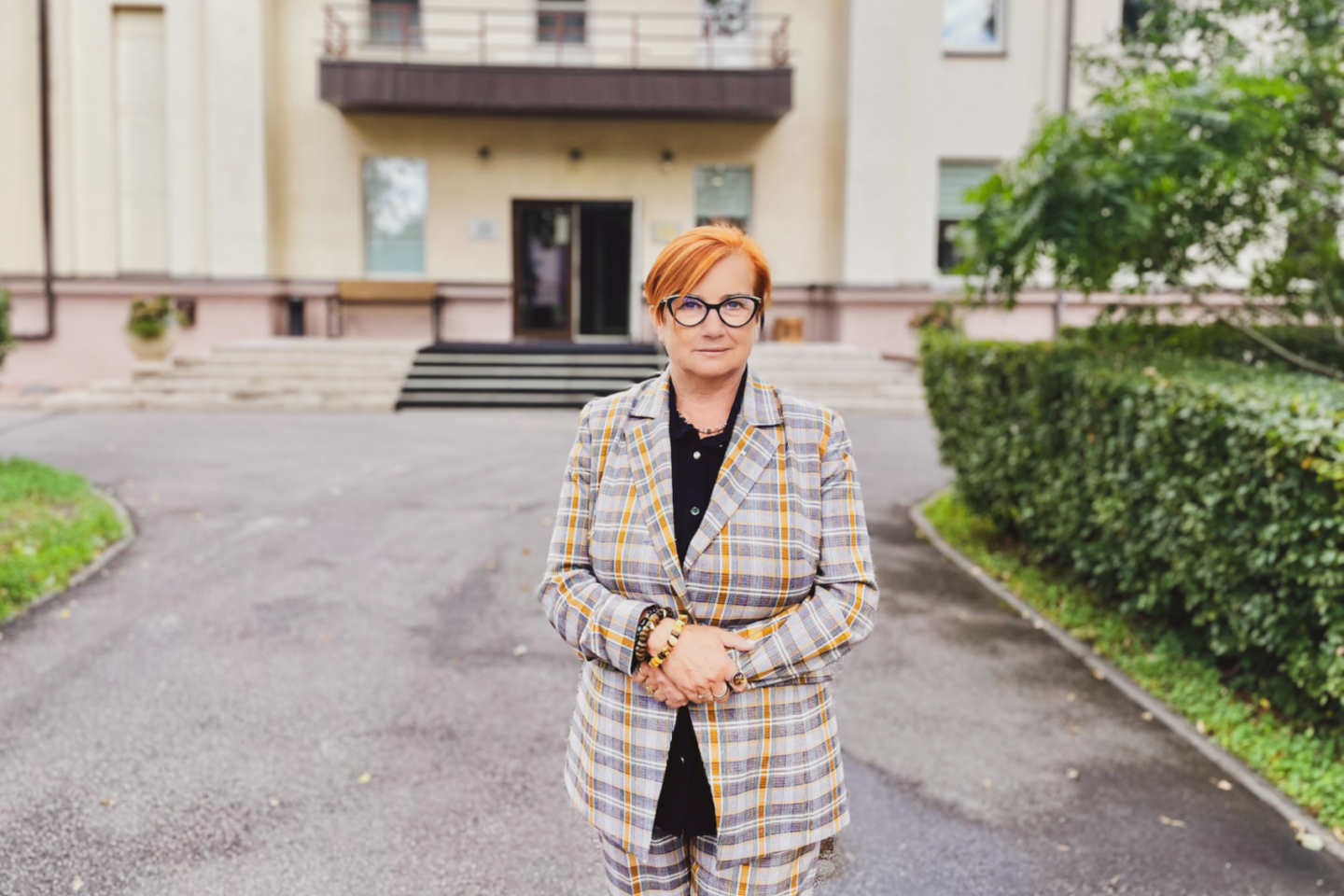 Laidojimo namų „Ramybės takas“ vadovė S.Talačkienė.<br>Pranešimo žiniasklaidai nuotr.