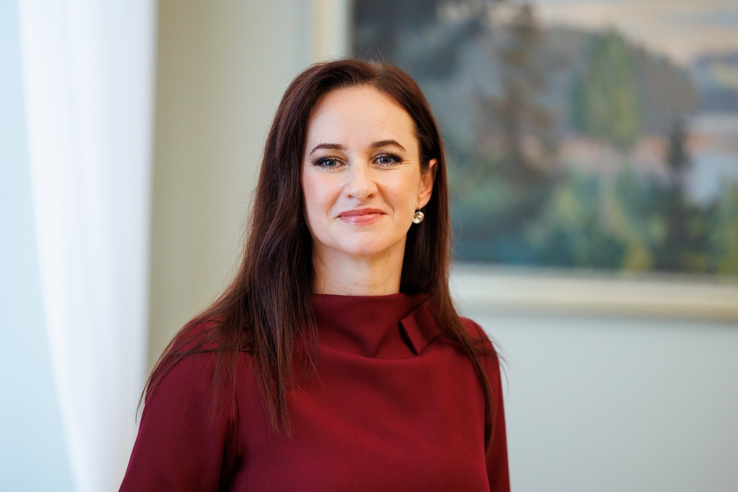 I. Ruginienė atvyko į Prezidentūrą<br>T.Bauro nuotr.