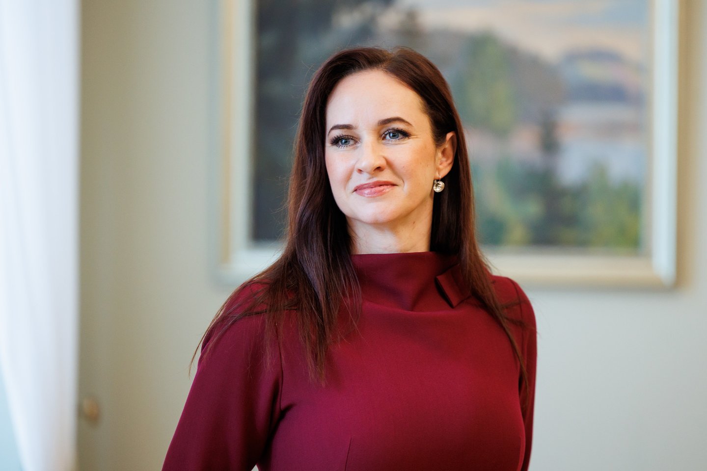 I. Ruginienė atvyko į Prezidentūrą<br>T.Bauro nuotr.