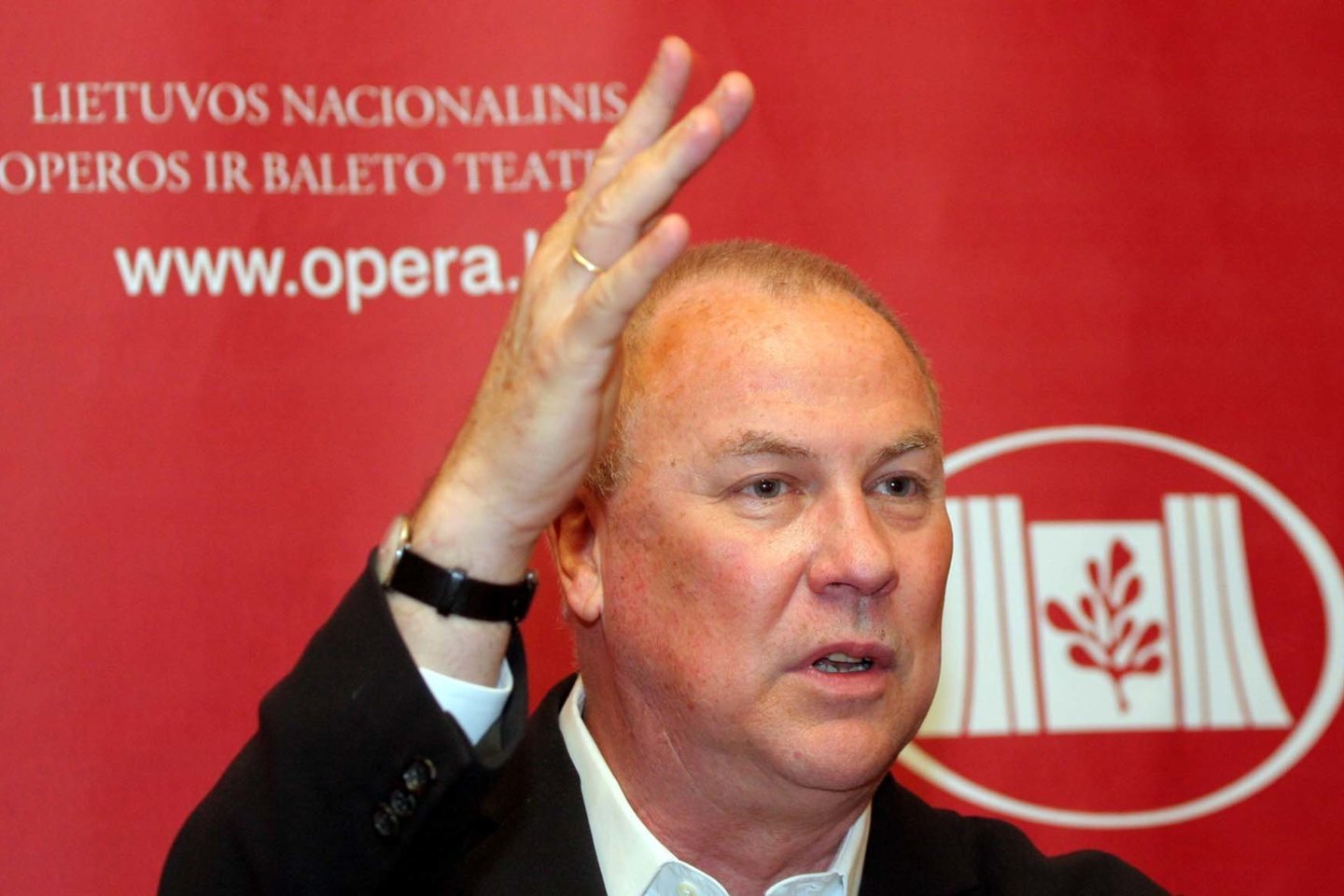 R.Wilsonas Lietuvoje 2007 metais.<br>G.Savicko (ELTA) nuotr.