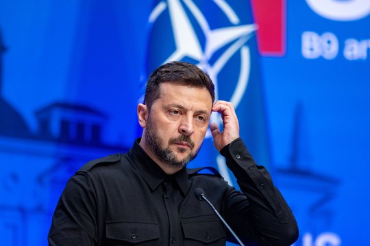 D. Trumpui užsiminus apie teritorijų „apsikeitimą“ – griežta V. Zelenskio reakcija
