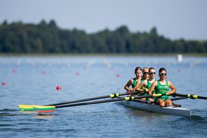 Įtempta pasaulio jaunių irklavimo čempionato ketvirtoji diena Trakuose: A finale kovos dvi lietuvių įgulos
