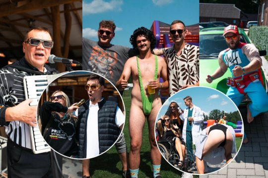 Į „Giminės balių“ plūdo orginaliai pasipuošę festivaliautojai: nevengė parodyti savo grožybių