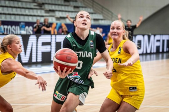 Neįtikėtinas Lietuvos U20 merginų skrydis į Europos čempionato finalą – pratęsime dantimis išplėšė pergalę iš Švedijos