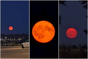 Lietuvių masiškai fotografuojama pilnatis – ir su ypatingu vardu: ką čia pamatėme?
