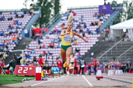 Europos U20 čempionate asmeninį rekordą pagerinusi A. Beniušytė: „Padariau viską labai gerai“