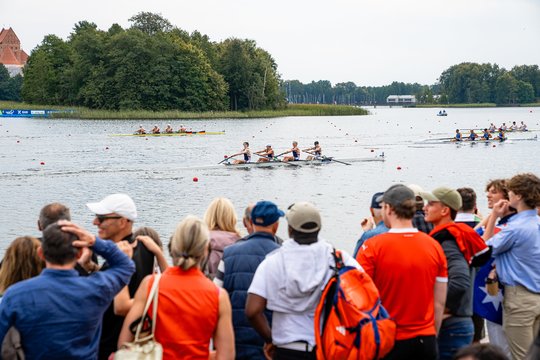 Pasaulio jaunių irklavimo čempionate Trakuose: lietuviai liko be medalių, tačiau su penkta vieta