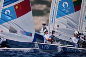 Europos čempionate prie starto linijos – gausus jaunosios kartos Lietuvos buriuotojų būrys