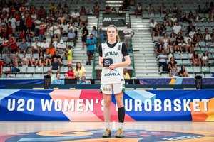 Lietuvos rinktinės lyderė pateko į simbolinį Europos U20 čempionato penketą