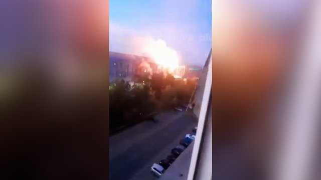 Vidurio Rusijoje nufilmuotos dronų atakos: praneša apie sužeistuosius ir žuvusius