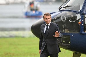 E. Macronas pasisako už JT stabilizavimo misiją Gazos Ruože