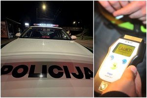 Vienas girtas vairuotojas Mažeikiuose sukėlė avariją ir nakvojo areštinėje, kitam girtam vairuotojui prireikė medikų