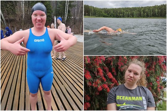 Plaukikė Juneta Krylovaitė ryžosi iššūkiui, kurio dar neįveikė nė vienas lietuvis: sąlygos gniaužiančios kvapą